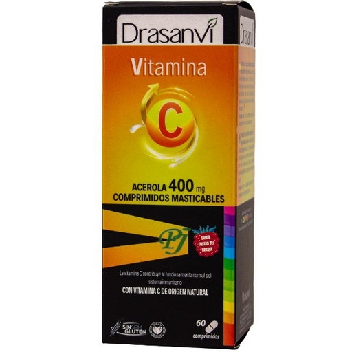 [0502973] Vitamina C Acerola  60 Comprimidos 400Mg - Drasanvi