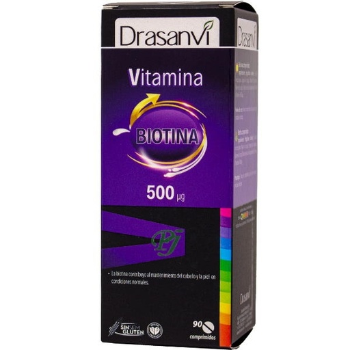 [0502976] Vitamina H Biotina 90 Comprimidos 500 Mg. - Drasanvi