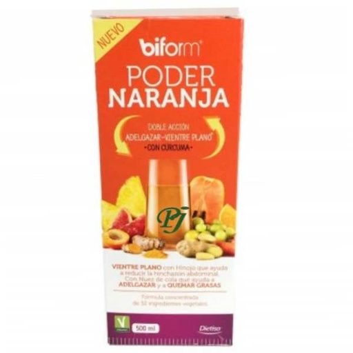 [0503028] Biform Poder Naranja Adelgazar Vientre Plano 500 Ml. - Dielisa