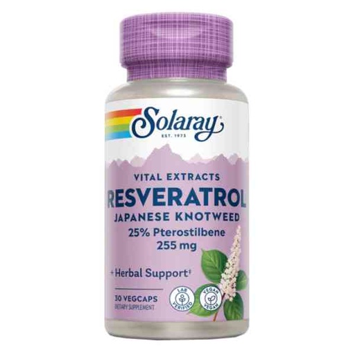 [0503190] Resveratrol 30 Vegcáps 255 Mg. - Solaray