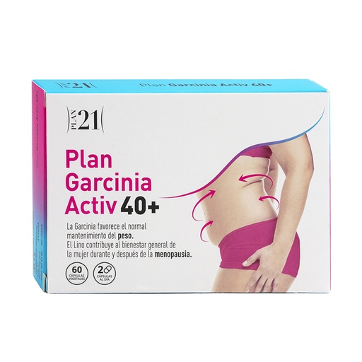 [0503679] Plan Garcinia Activ 40+ 60 Cápsulas Plan 21 - Plameca