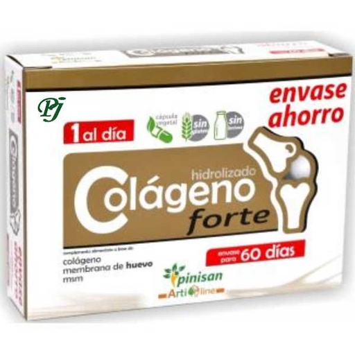 [0503686] Colágeno Forte Hidrolizado 60 Cápsulas - Pinisan