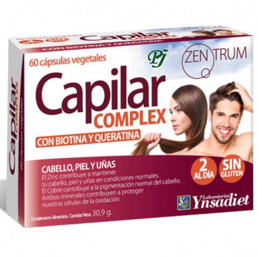 [0503712] Capilar Complex 60 Cápsulas Zemtrum - Ynsadiet