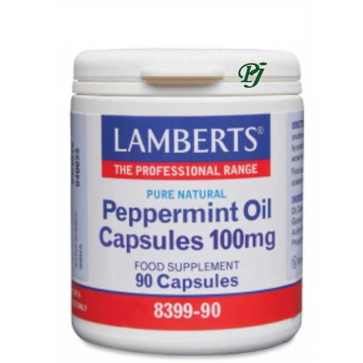 [0503842] Aceite De Menta (Peppermint) 90 Cápsulas 100 Mg. - Lamberts