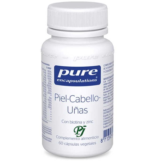[0503964] Piel Cabello Y Uñas 60 Cápsulas Vegetales - Pure Encapsulations