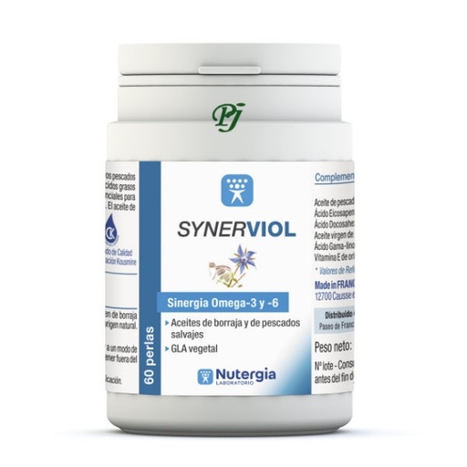 [0504084] Synerviol 60 Perlas - Nutergia