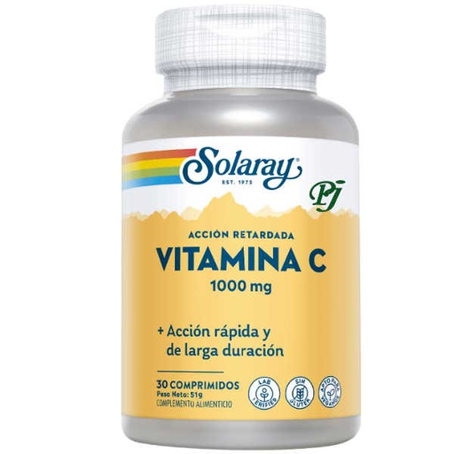 [0504212] Vitamina C 1000 Mg. 30 Comprimidos - Solaray