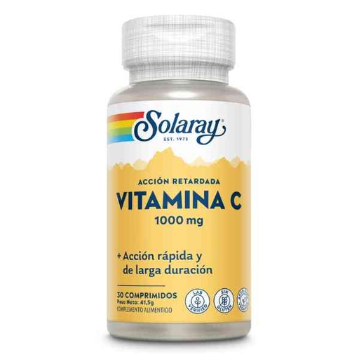 [0504212] Vitamina C 30 Comprimidos 1000 Mg. - Solaray