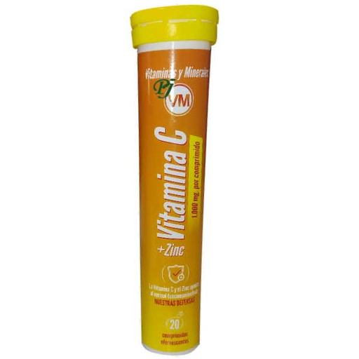 [0504218] Vitamina C + Zinc 20 Comprimidos Efervescentes - Ynsadiet