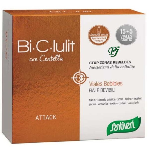 [0504342] Biclulit Attack 15+5 Viales 5 Ml. - Santiveri