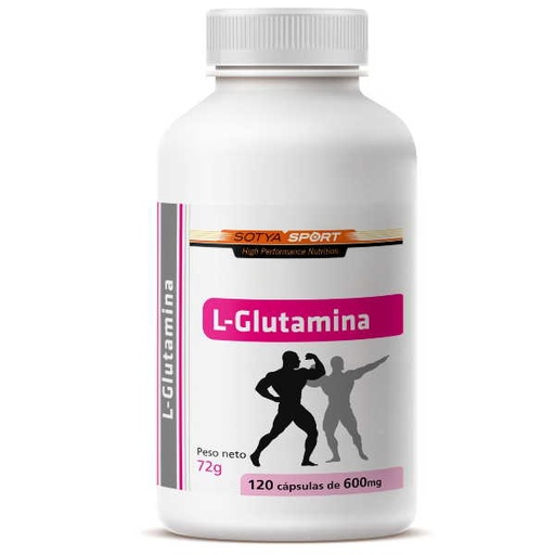 [0504460] L Glutamina 120 Cápsulas 600 Mg. - Sotya