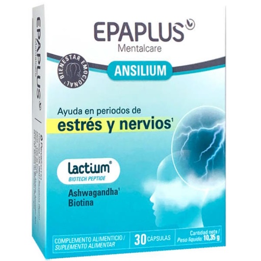 [0504462] Mentalcare Ansilium 30 Cápsulas - Epaplus