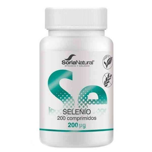 [0504468] Selenio Liberación Sostenida 200 Comprimidos - Soria Natural