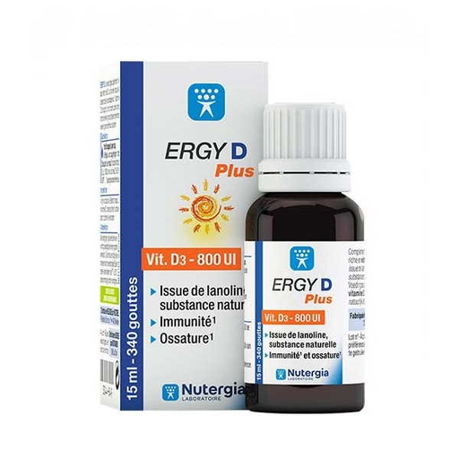 [0504501] Ergy D Plus D3 800 Ui 15 Ml. - Nutergia