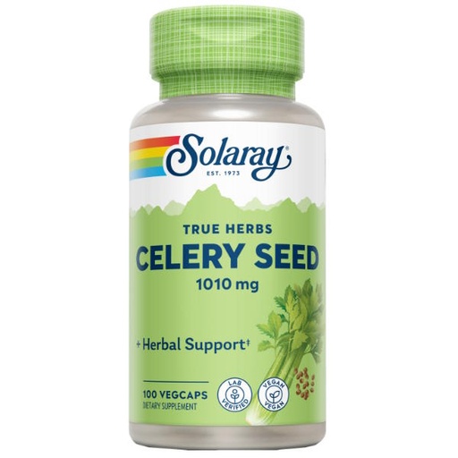 [0504585] Apio (Celery Seed) 100 Vegcáps 1010 Mg. - Solaray