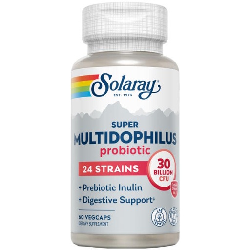 [0504617] Súper Multidophilus Probiotic 30 Billion 60 Vegcáps - Solaray