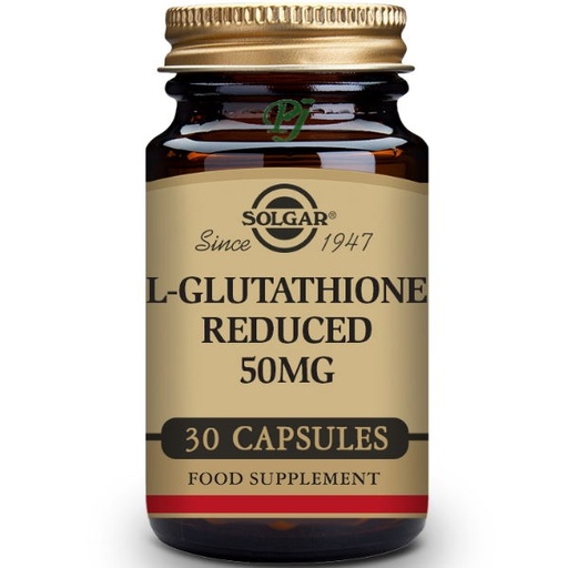 [051643] L Glutatión 30 Cápsulas 50 Mg. - Solgar