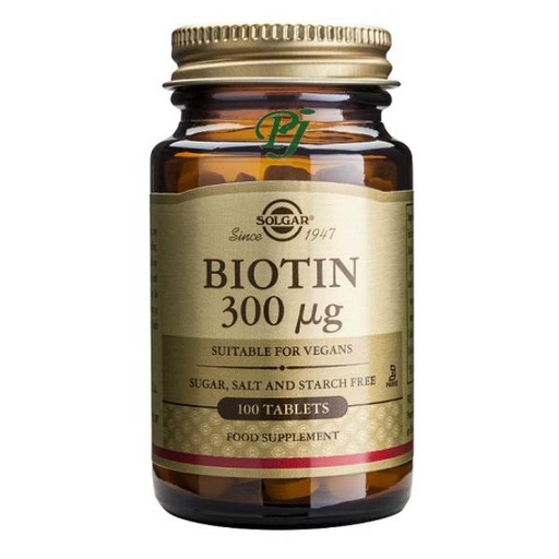 [051701] Biotina 100 Comprimidos 300 Mcg. - Solgar