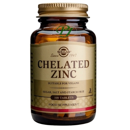 [051715] Zinc Quelado 100 Comprimidos - Solgar