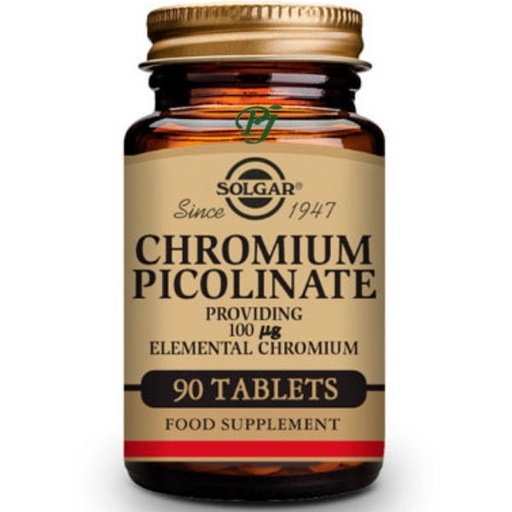 [052069] Picolinato Cromo 90 Comprimidos 100 Mcg. - Solgar