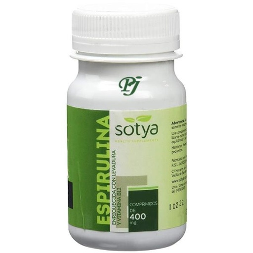 [052245] Espirulina 200 Comprimidos 400 Mg. - Sotya