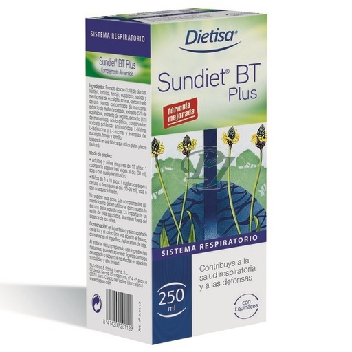 [05248] Sundiet Bt Plus Llantén Equinácea 250 Ml. - Dielisa
