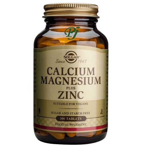 [052961] Calcio Magnesio Plus Zinc 100 Comprimidos - Solgar