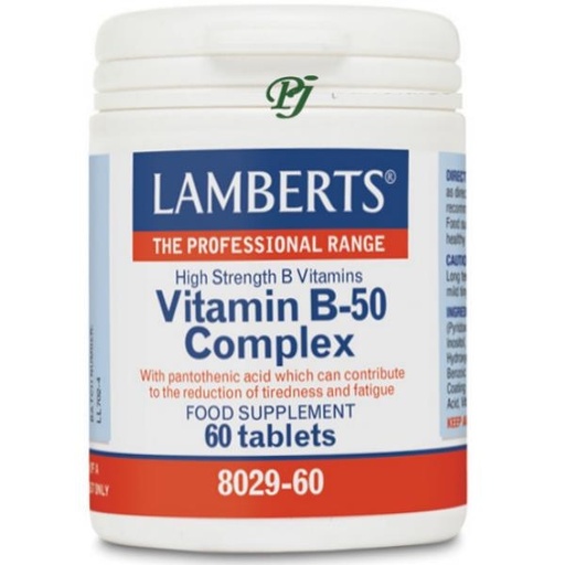 [053370] Vitamina B 50 60 Tabletas - Lamberts