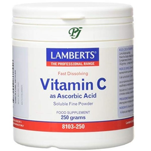 [053372] Vitamina C Ácido Ascórbico 250 G. - Lamberts