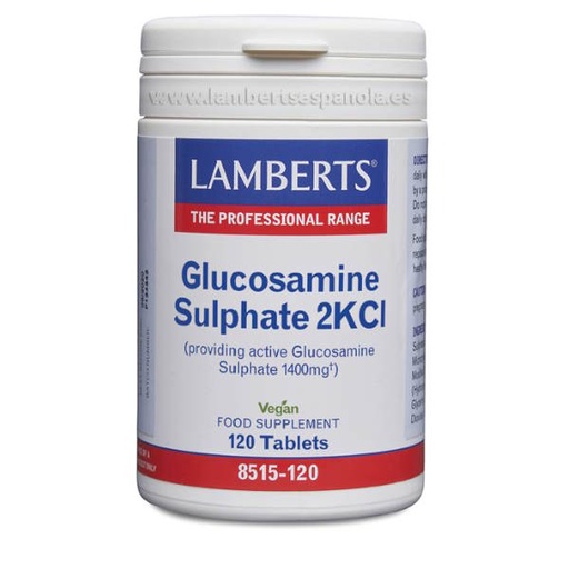 [053390] Glucosamina Sulfato 2Kci 120 Cápsulas 1400 Mg. - Lamberts