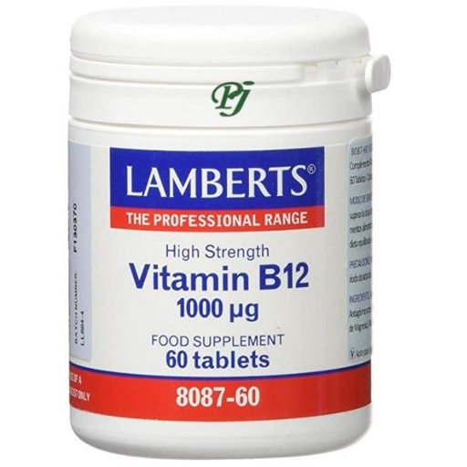 [053409] Vitamina B12 60 Tabletas 1000 Mg. - Lamberts