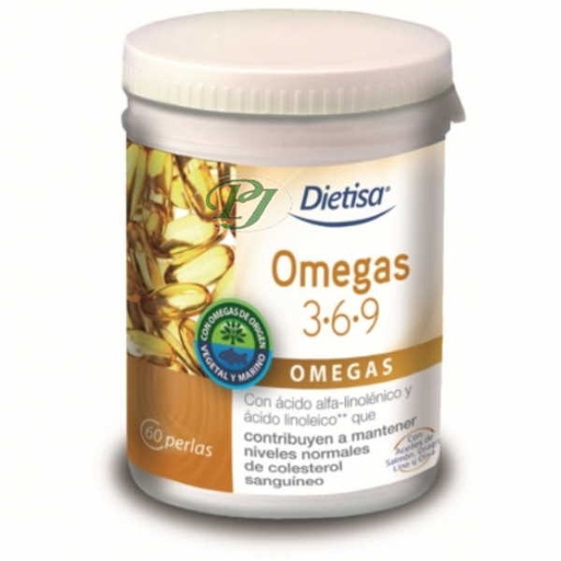 [053500] Omegas 3 6 9 60 Perlas 1 G. - Dielisa