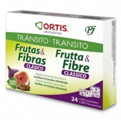 [053777] Frutas Y Fibras Clásico 24 Cubos - Ortis