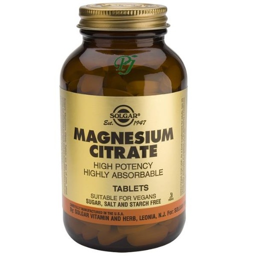 [053846] Magnesio Citrato 60 Comprimidos - Solgar