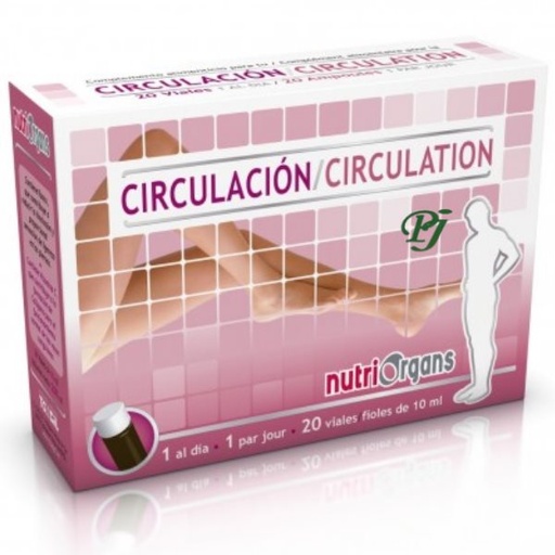 [053917] Nutriorgans Circulación 20 Ampollas 200 Ml. - Tongil