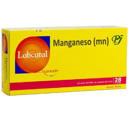 [054010] Manganeso (Mn) Nº10 Ampollas 28 X 2 Ml. - Labcatal