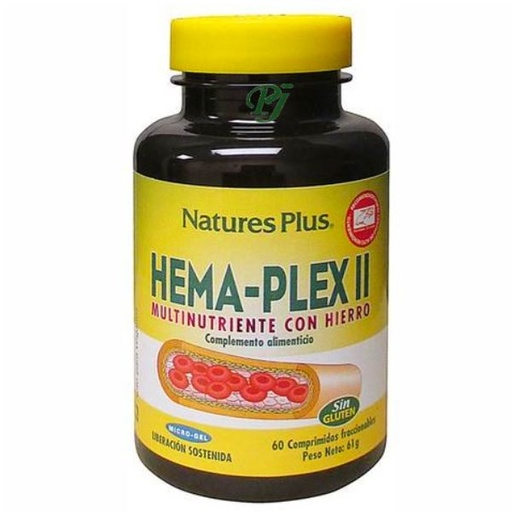 [054480] Hema Plex II 60 Comprimidos - Natures Plus