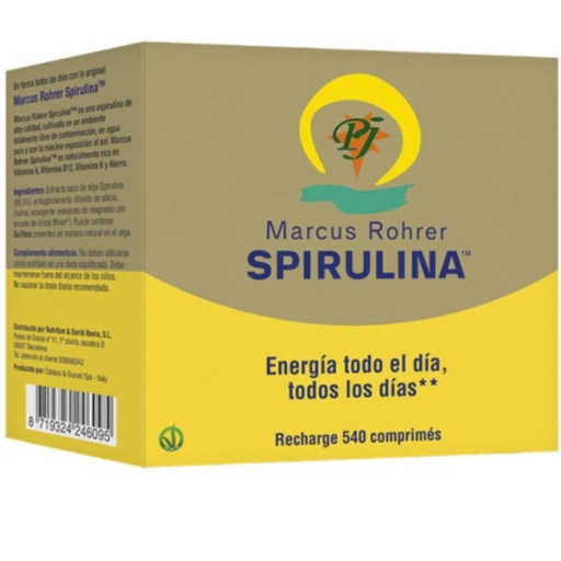 [054918] Espirulina Recarga 540 Comprimidos - Marcus Rohrer