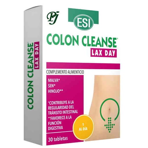 [055113] Aloe Colon Cleanse Lax Day Rosa 30 Tabletas - Esi
