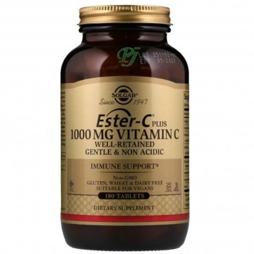 [055390] Ester C Plus 180 Cápsulas 1000 Mg. - Solgar