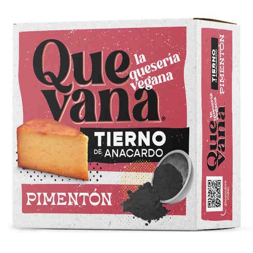 [030491] Queso Tierno De Anacardo Con Pimentón 180 G. - Quevana