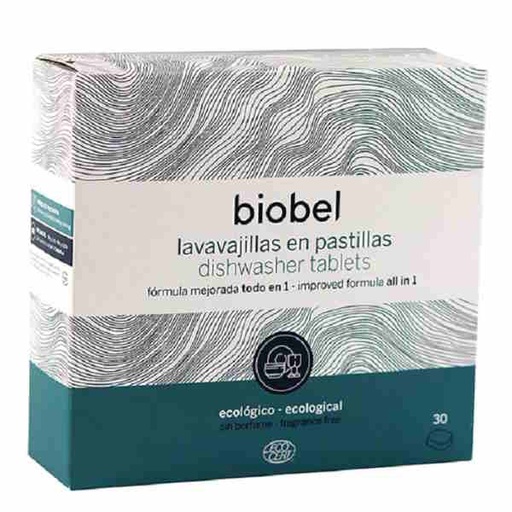 [12344] Lavavajillas En Pastillas Ecológico 30 Pastillas - Biobel