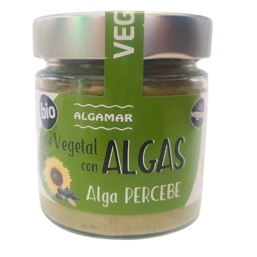 [030427] Paté Vegetal Con Alga Percebe Bio 180 G. - Algamar