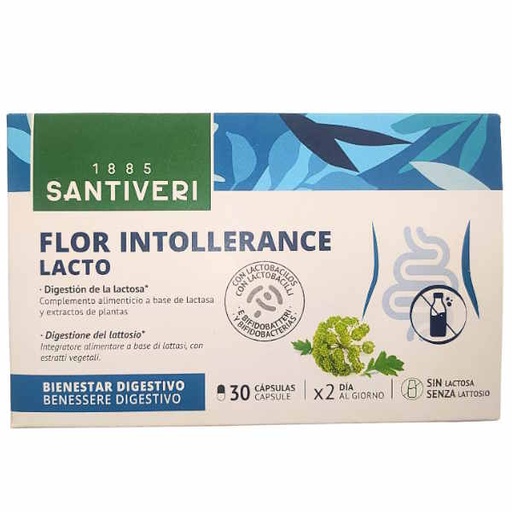 [0505204] Flor Intolerancia Lactosa 15 Cápsulas - Santiveri