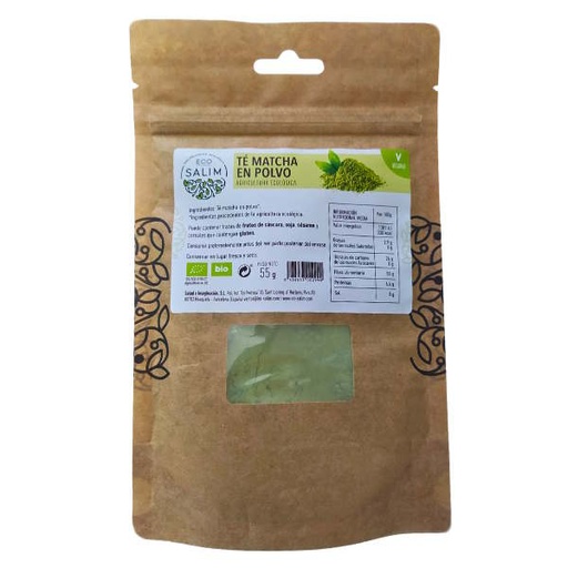 [0110002] Té Matcha En Polvo Bio 55 G. - Eco Salim