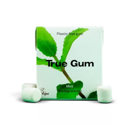 [205871] Chicle Sin Plástico Sabor Menta Fresca 21 G. - True