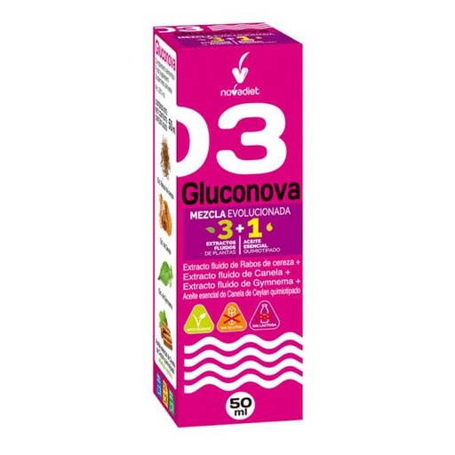 [0505331] Mezcla 03 Gluconova + Aceite Esencial Canela 50 Ml. - Novadiet