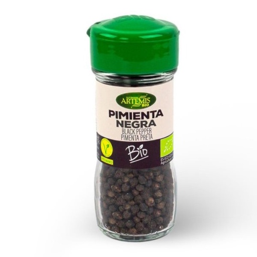 [09223] Especia Pimienta Negra Grano 40 G. Bio - Artemis