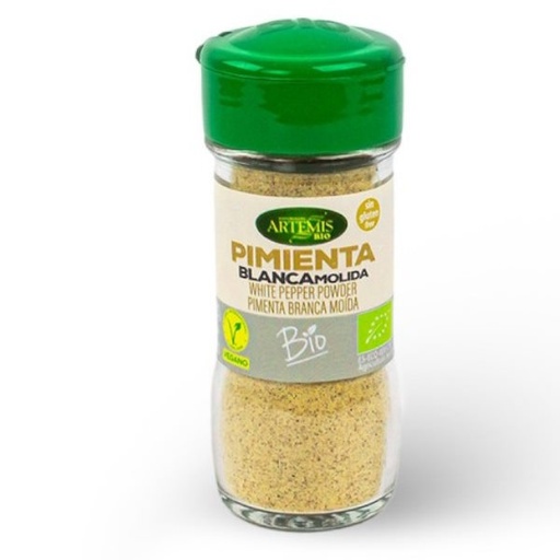 [09220] Especia Pimienta Blanca Molida 38 G. Bio Sin Gluten - Artemis