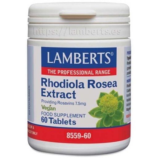 [0505417] Rhodiola Rosea 60 Cápsulas 250 Mg. - Lamberts